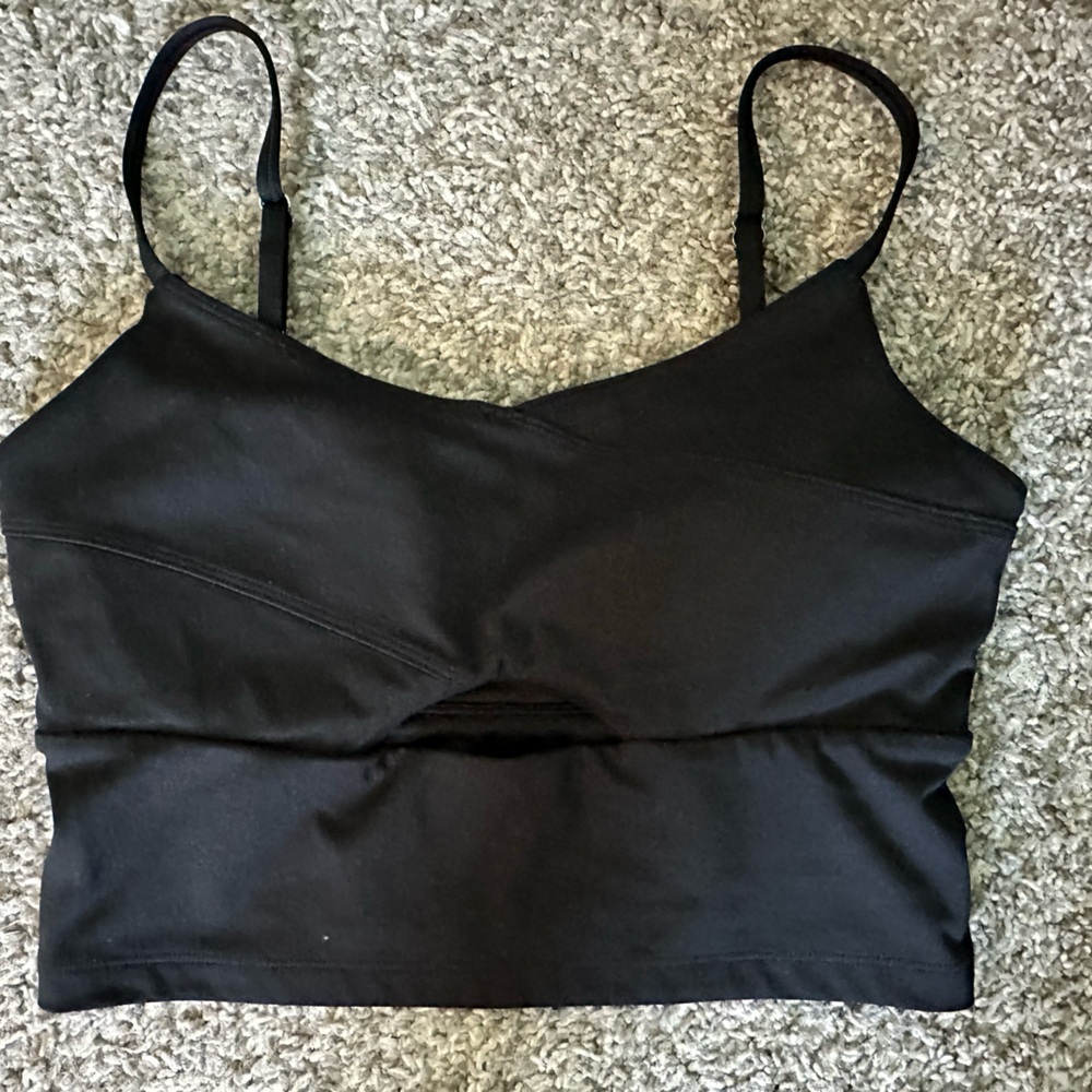 Gilly Hicks Black Activewear Top